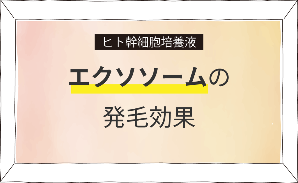 エクソソームの発毛効果