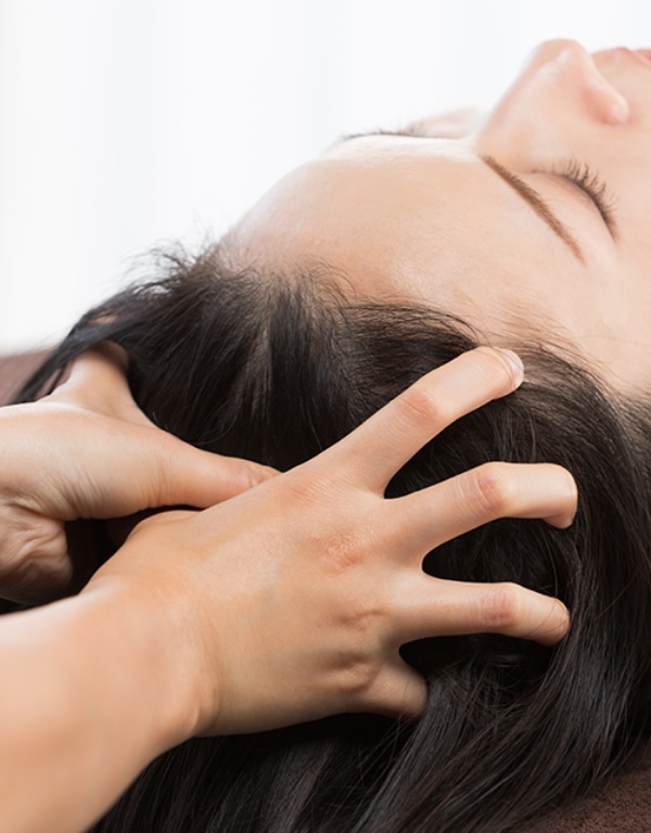 頭皮育毛マッサージ